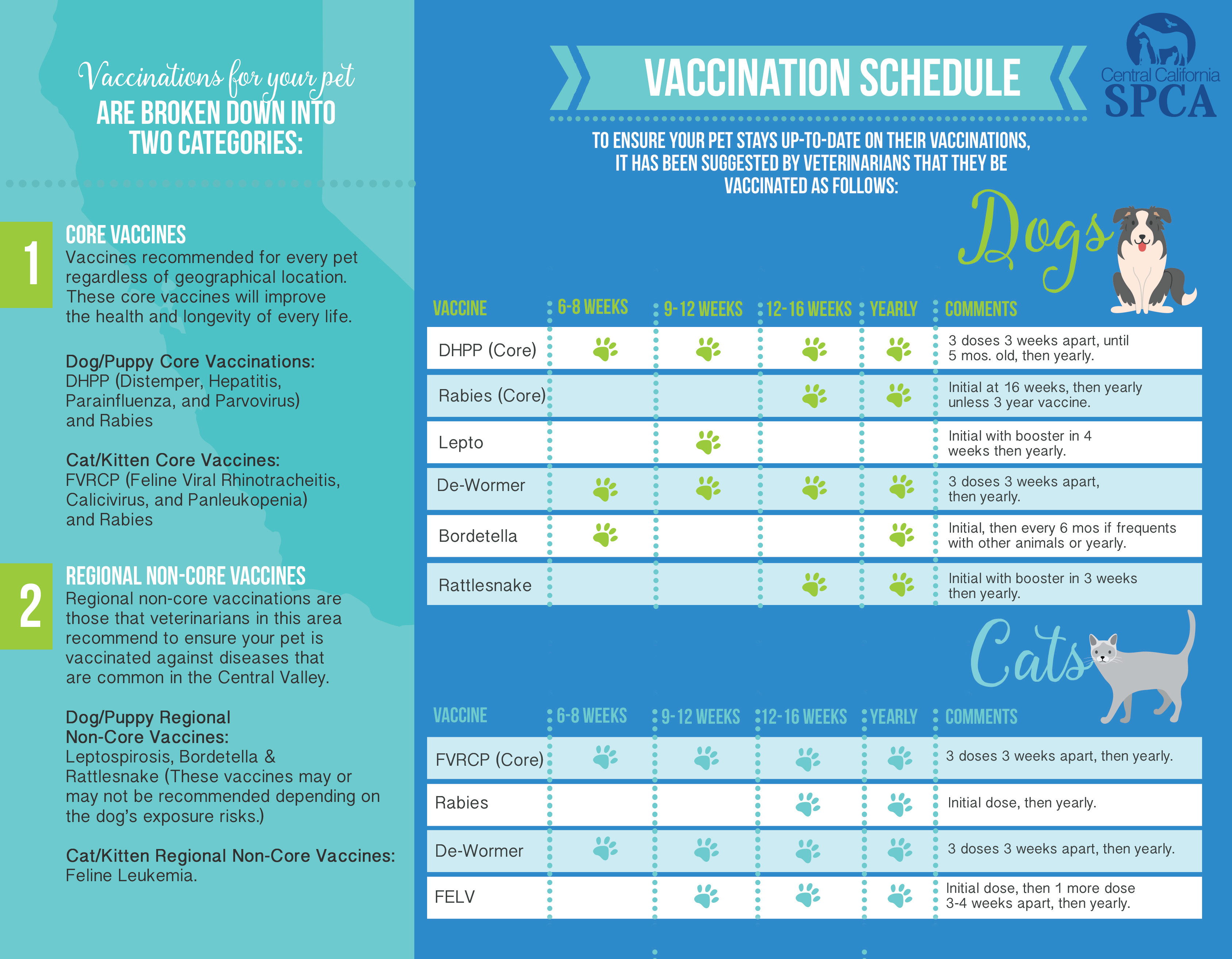 Super Low Cost Vaccination Clinic Central California SPCA, Fresno, CA